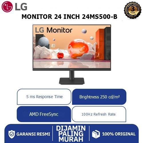 Jual LG MONITOR 24 INCH 24MS500-B IPS FHD 1080P 5MS 100HZ 3Y | Shopee ...