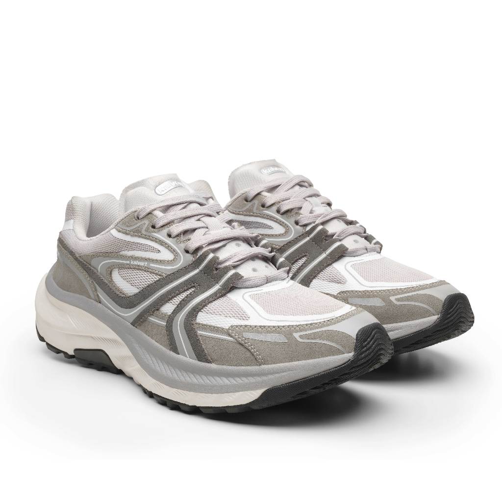 Jual Kalvert - Future Wave - Sepatu Sneakers Sportstyle - Grey | Shopee ...