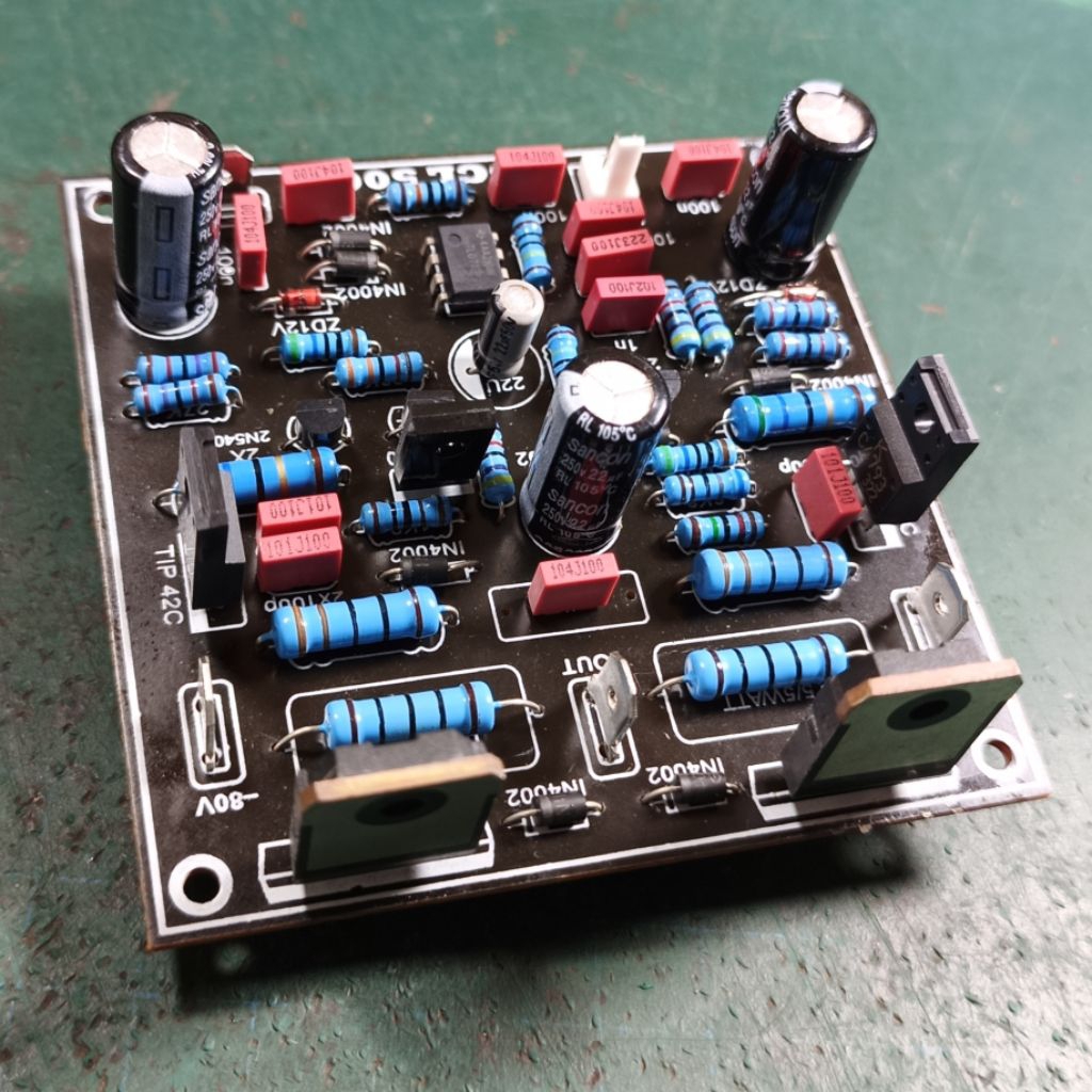 Jual kit power amplifier driver socl 506 600w karakter flat standar ...