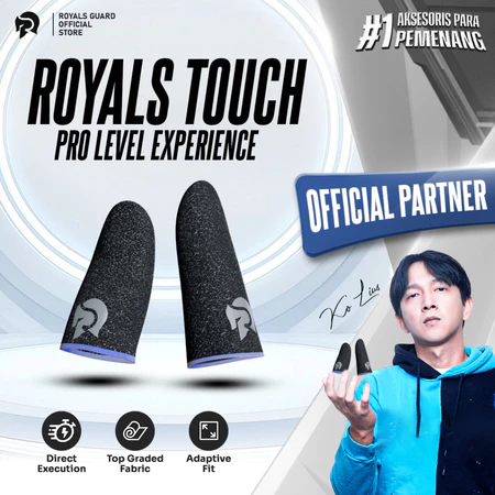 Royals Guard Royals Touch Control Edition sarung jempol gaming carbon fiber yang awet