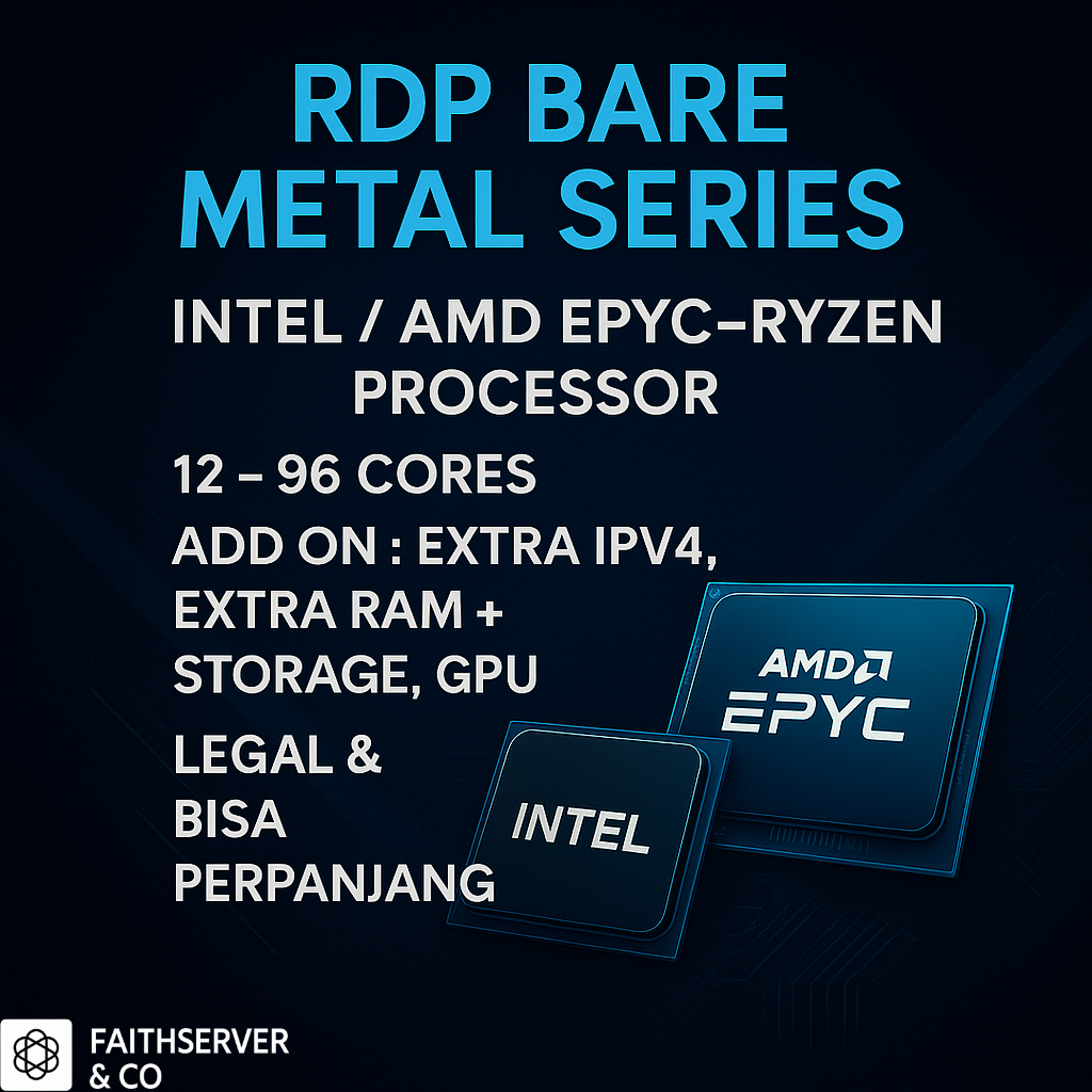 Jual RDP BARE METAL GPU Dual AMD EPYC 7402 (48 Cores / 96 Threads ...
