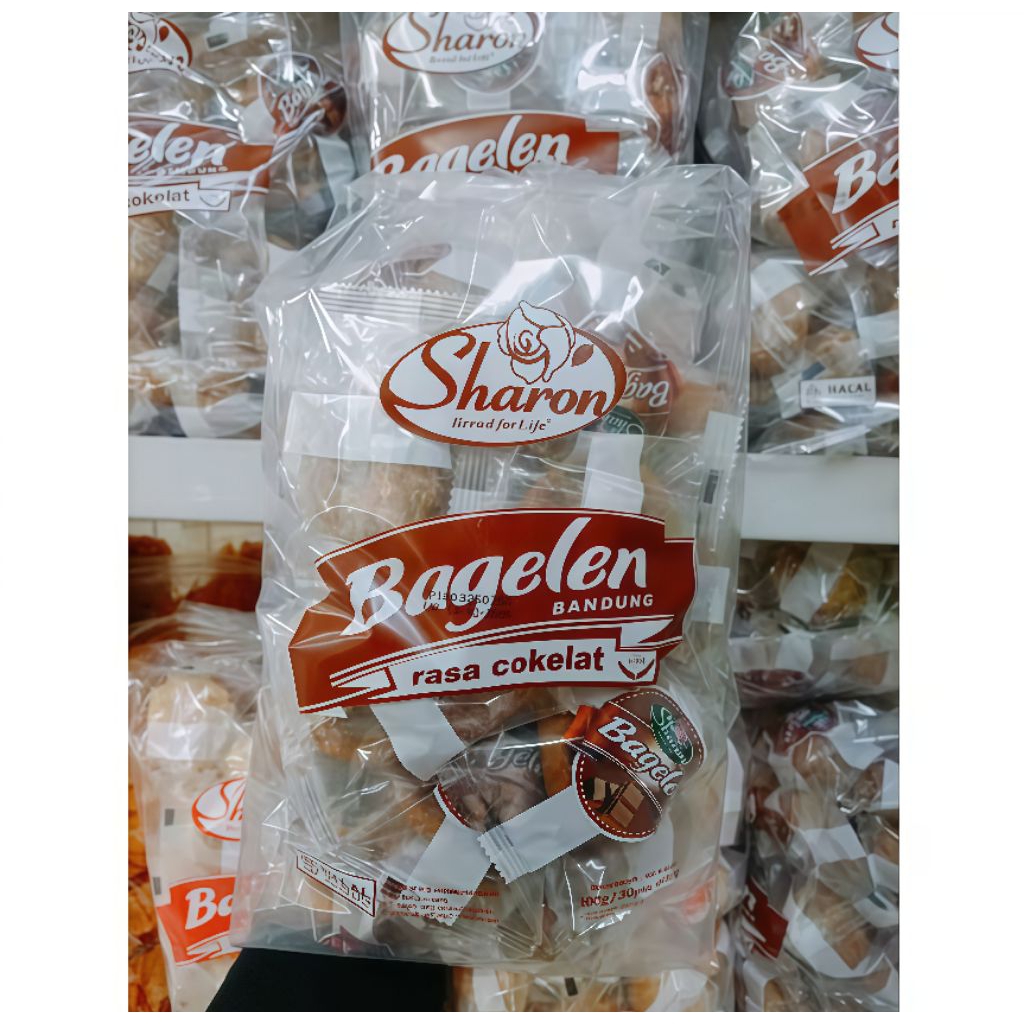 Jual Sharon Roti Bagelen isi 30 pcs varian rasa original, keju, durian ...