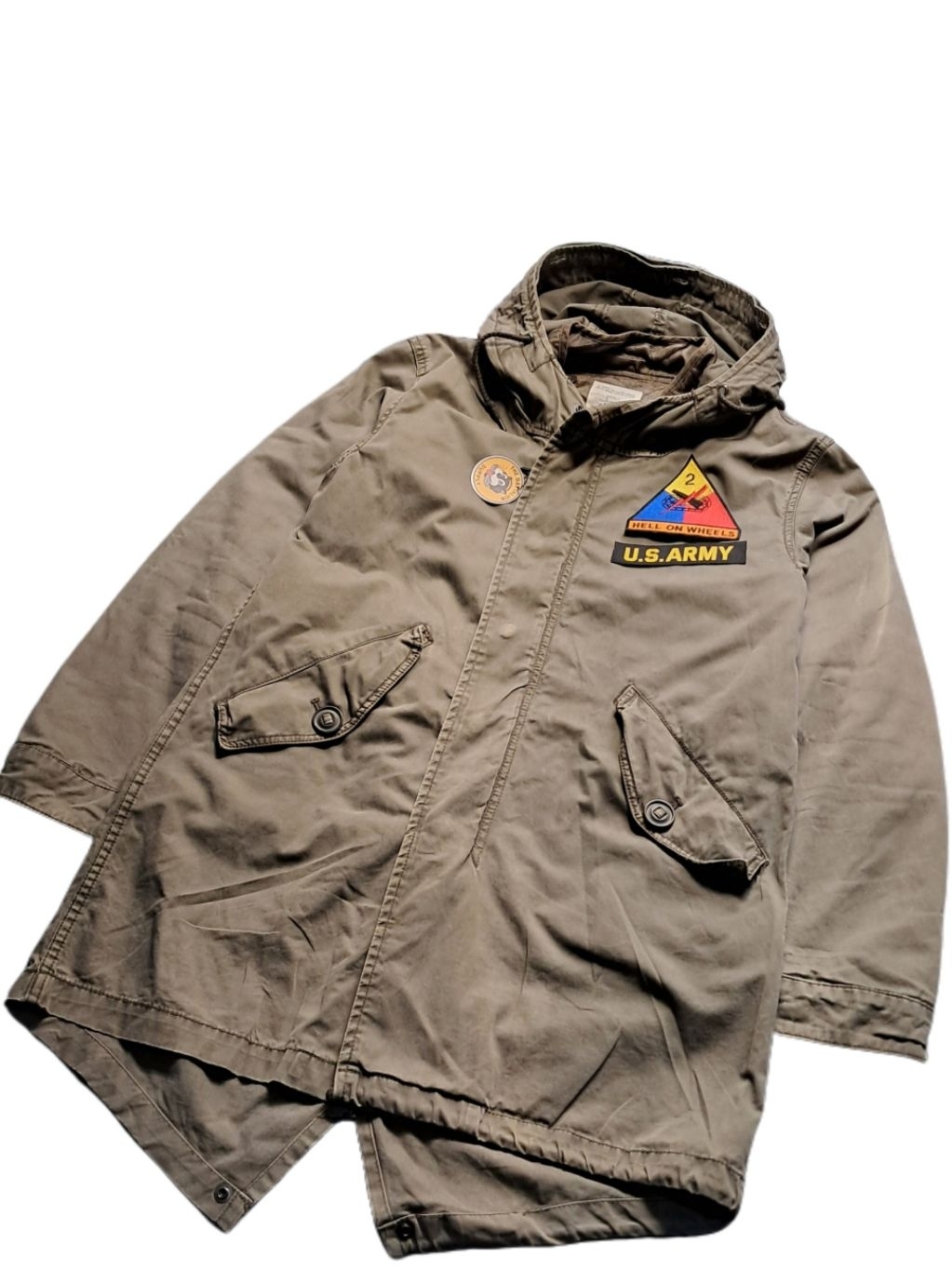 Jual field military jacket fishtail parka is army 2nd armored division ...