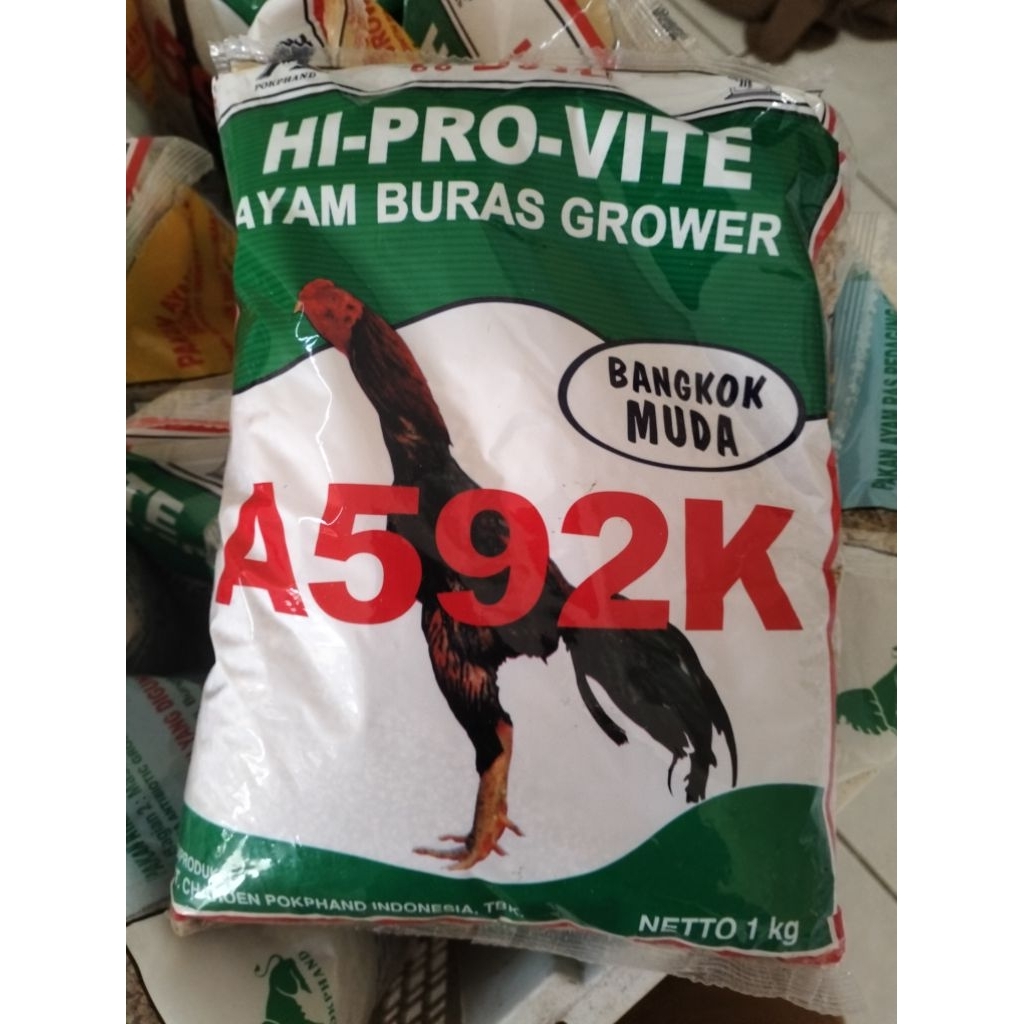 Jual A592 K HI-PRO-VITE pakan anak ayam bangkok | Shopee Indonesia