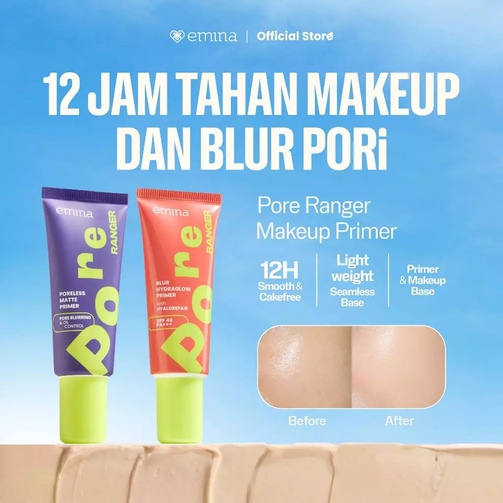 Jual Aster Kosmetik - Emina Pore Ranger Total Poreless Primer & Blur ...