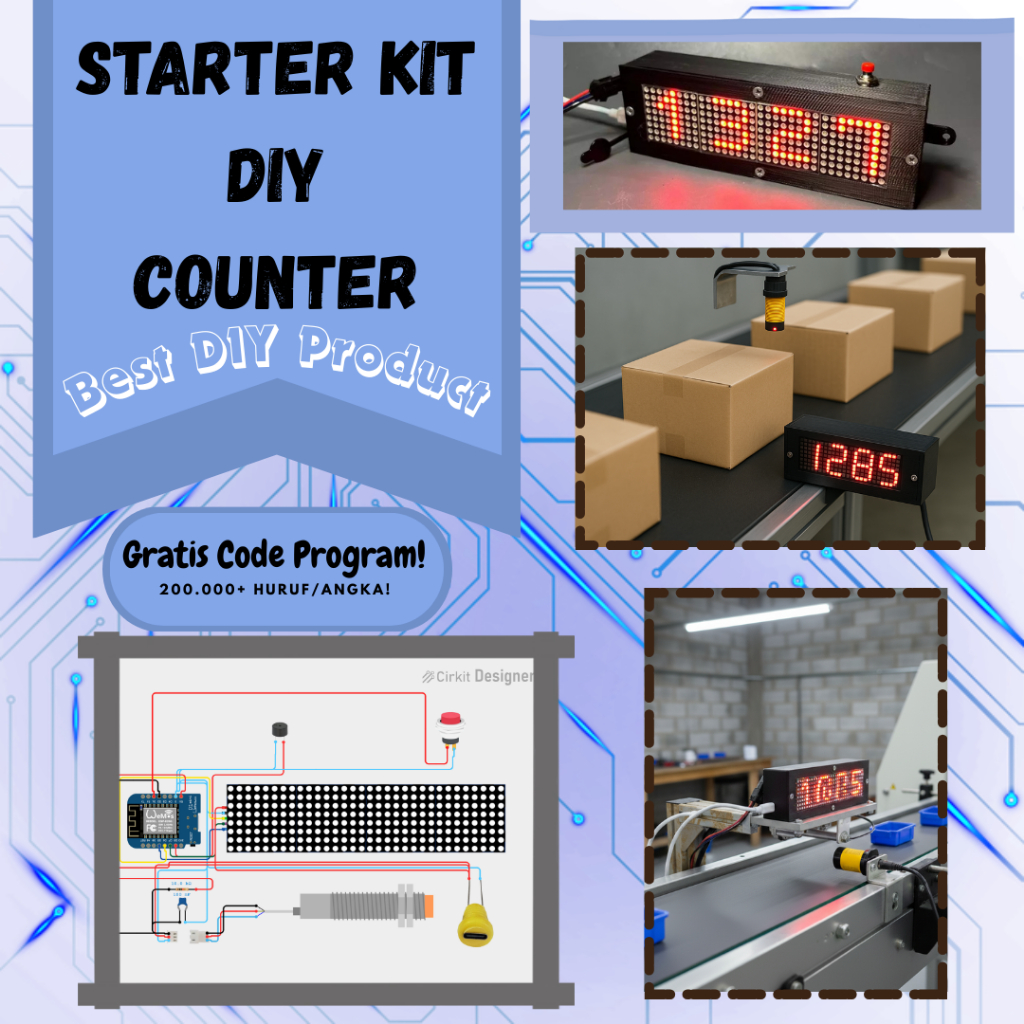 Jual Digital Counter Alat Penghitung Sensor Jarak 30cm - 70cm Bisa ...