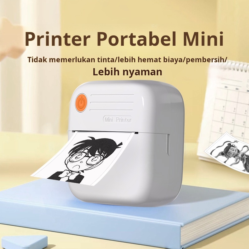 Jual Mini Printer Portable Thermal Printer Pocket Printer Wireless ...