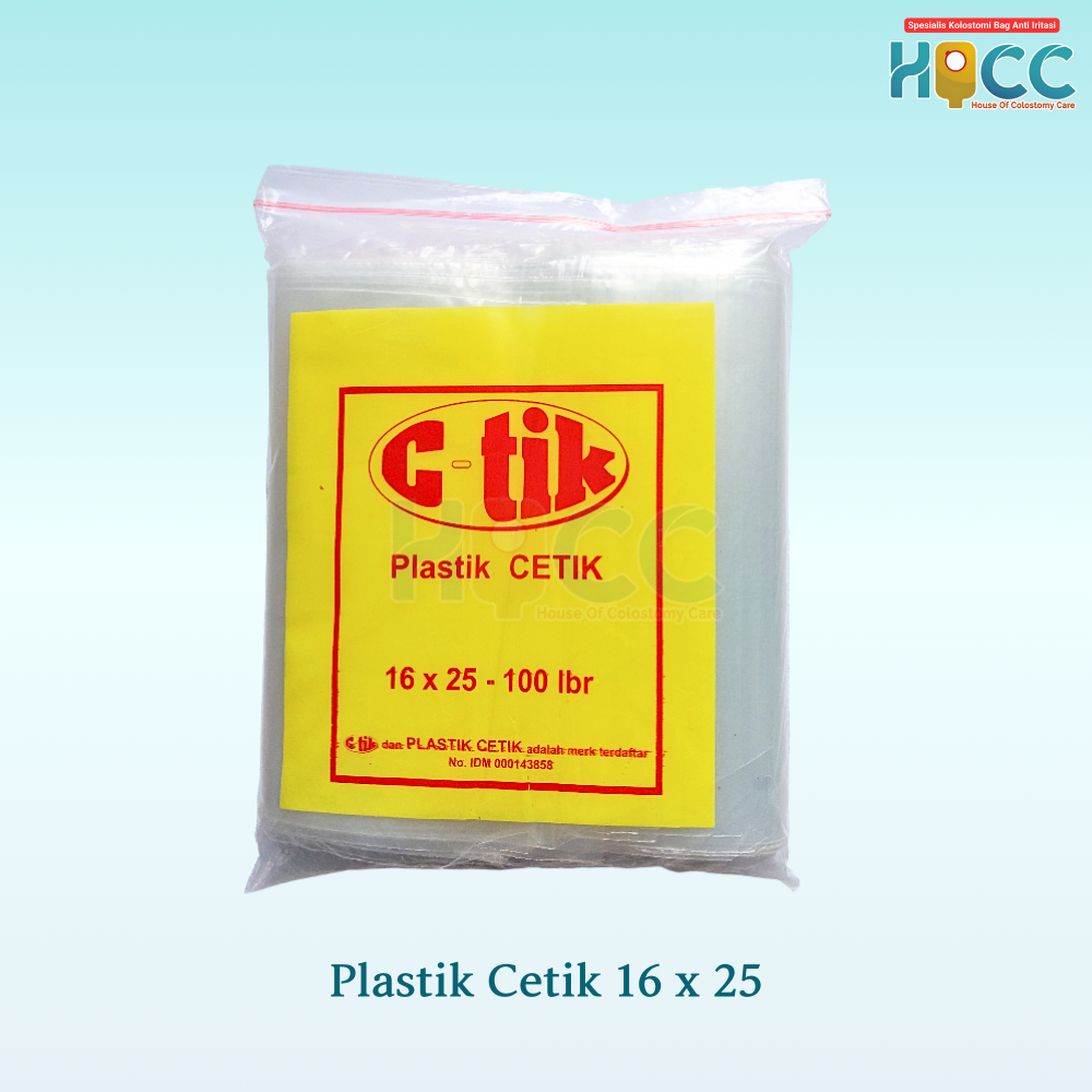 Jual Plastik Klip - Plastik Cetik / C-tik ukuran 16 x 25 / 20 x 30 Per ...