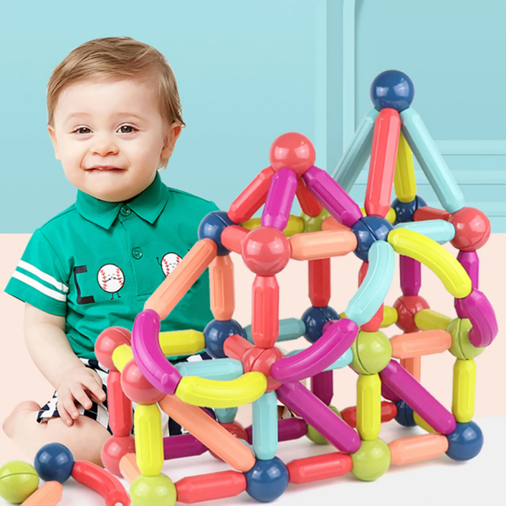 Jual Mainan stick magnet/Magnetic Building Blocks /Game Puzzle/Mainan ...