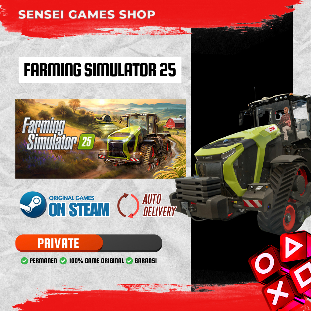Jual [BONUS STEAM KEY] Farming Simulator 25 / AUTO DELIVERY / STEAM ...