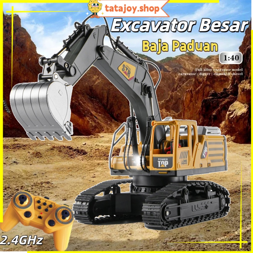Jual Tatajoy 2.4Ghz RC Excavator Remote Control Excavator SeriExcavator ...