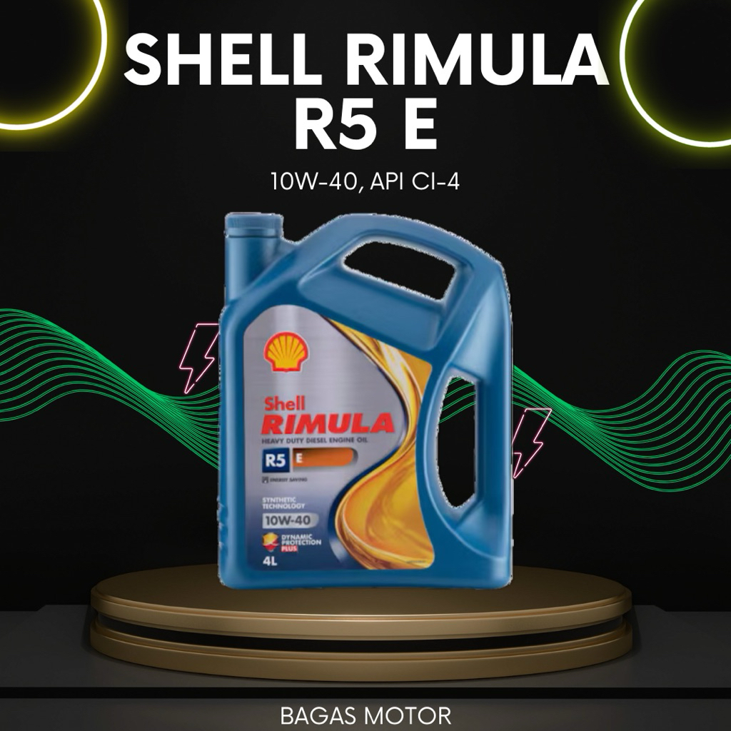 Jual Oli Mesin Mobil Diesel Shell Rimula R5E 10W-40 | Shopee Indonesia
