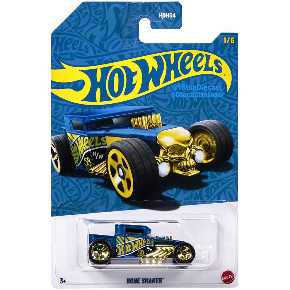 Jual Hotwheels 58th Anniversary Series Bone Shaker 92 Honda Civic EG 70 ...