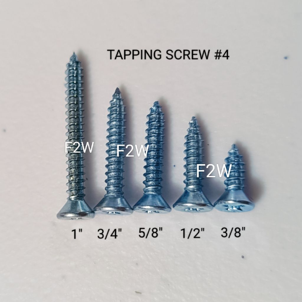 Jual 100PCS TAPPING FAB #4 MOON LION SKRUP SELF TAPPING SCREW FH ...