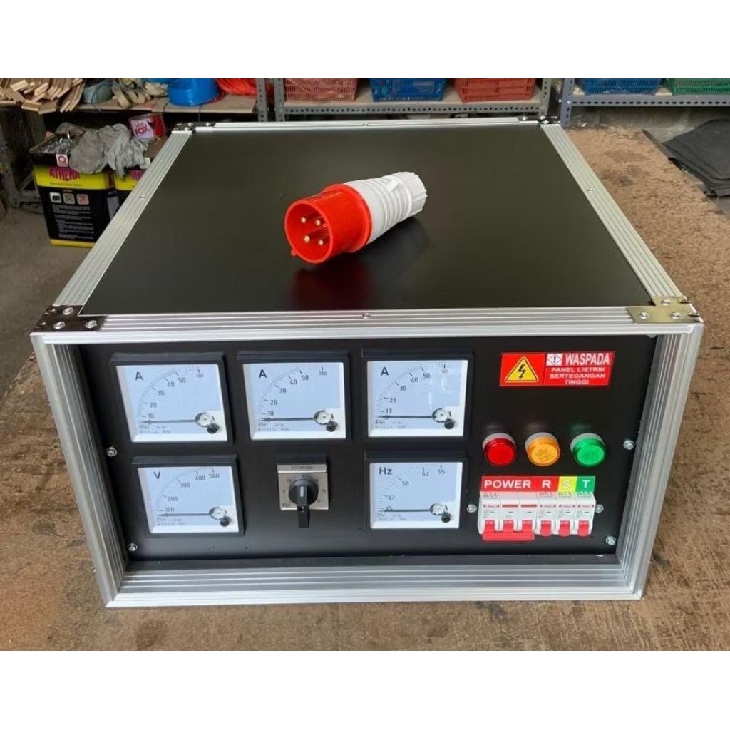 Jual Panel genset 3 Phase Request Tambah Block Terminal Soket Industri ...