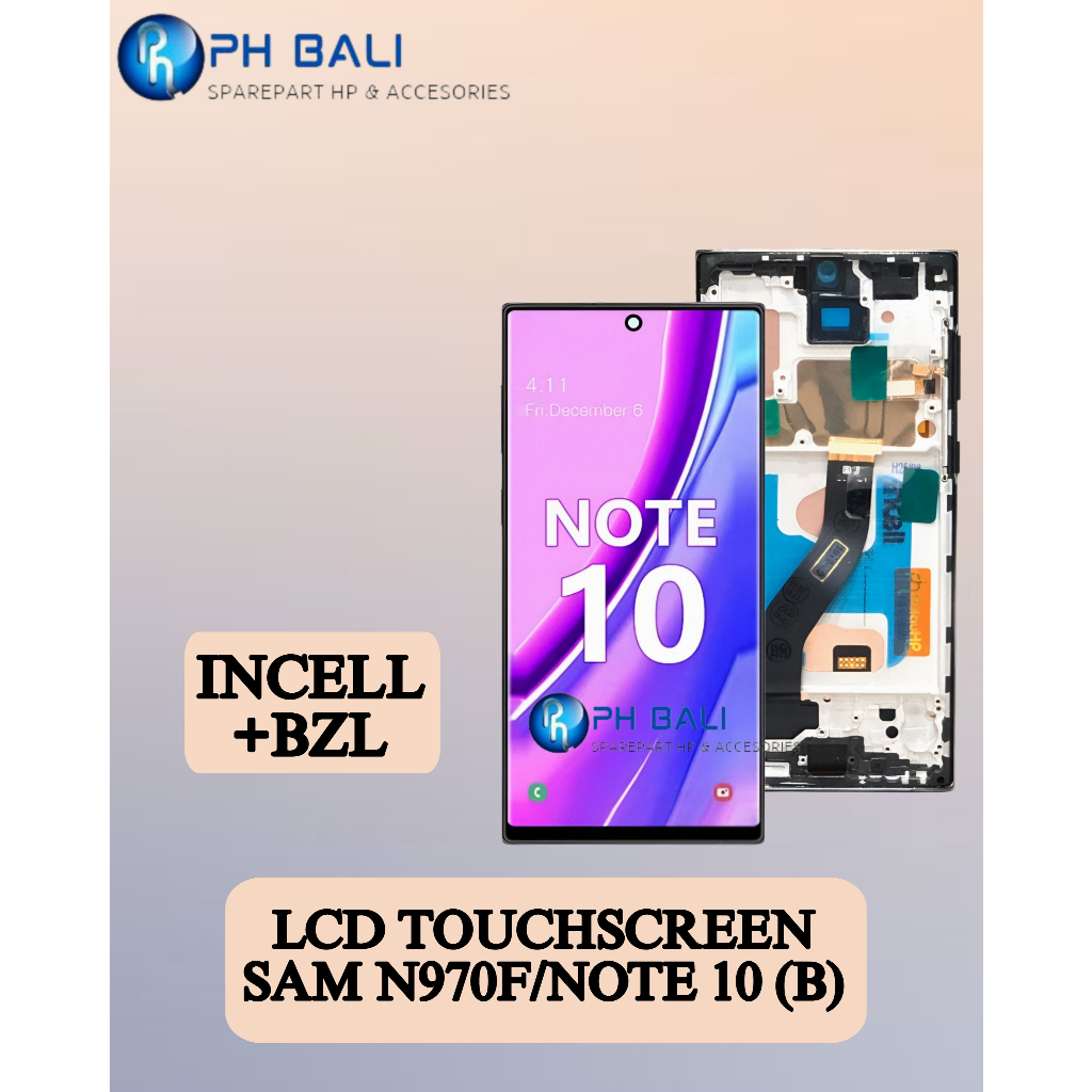 Jual PH BALI _ Lcd N970F / NOTE 10 Sam & Touchscreen +BZL | Shopee ...