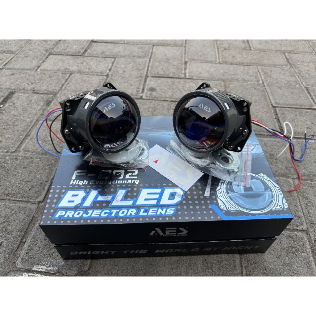 Jual Projie Proji Projector BILED AES F2 F002 65 Watt 3 Inch High Power ...