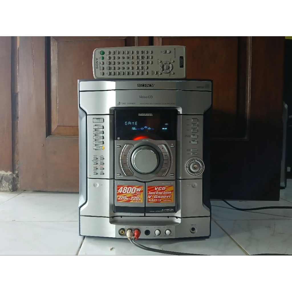 Jual Head Ampli Hifi SONY MHC-RV60 Power 4800watt pmpo plus Remot ...