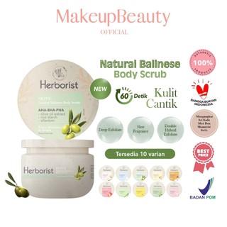 Jual HERBORIST Natural Balinese Body Scrub AHA-BHA-PHA 100gr | 200gr ...