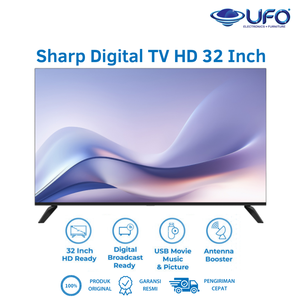 Jual Sharp 32 Inch Digital LED TV HD Ready 2TC32HD1500I | Shopee Indonesia
