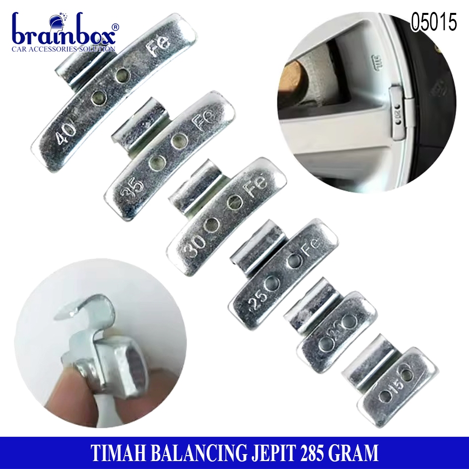 Jual Timah Balance Jepit 285gram Balancing Balancer Velg Mobil Wheel ...