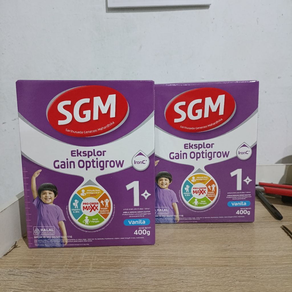 Jual SGM GAIN OPTIGROW 1+ 400GR (ED 2026) | Shopee Indonesia