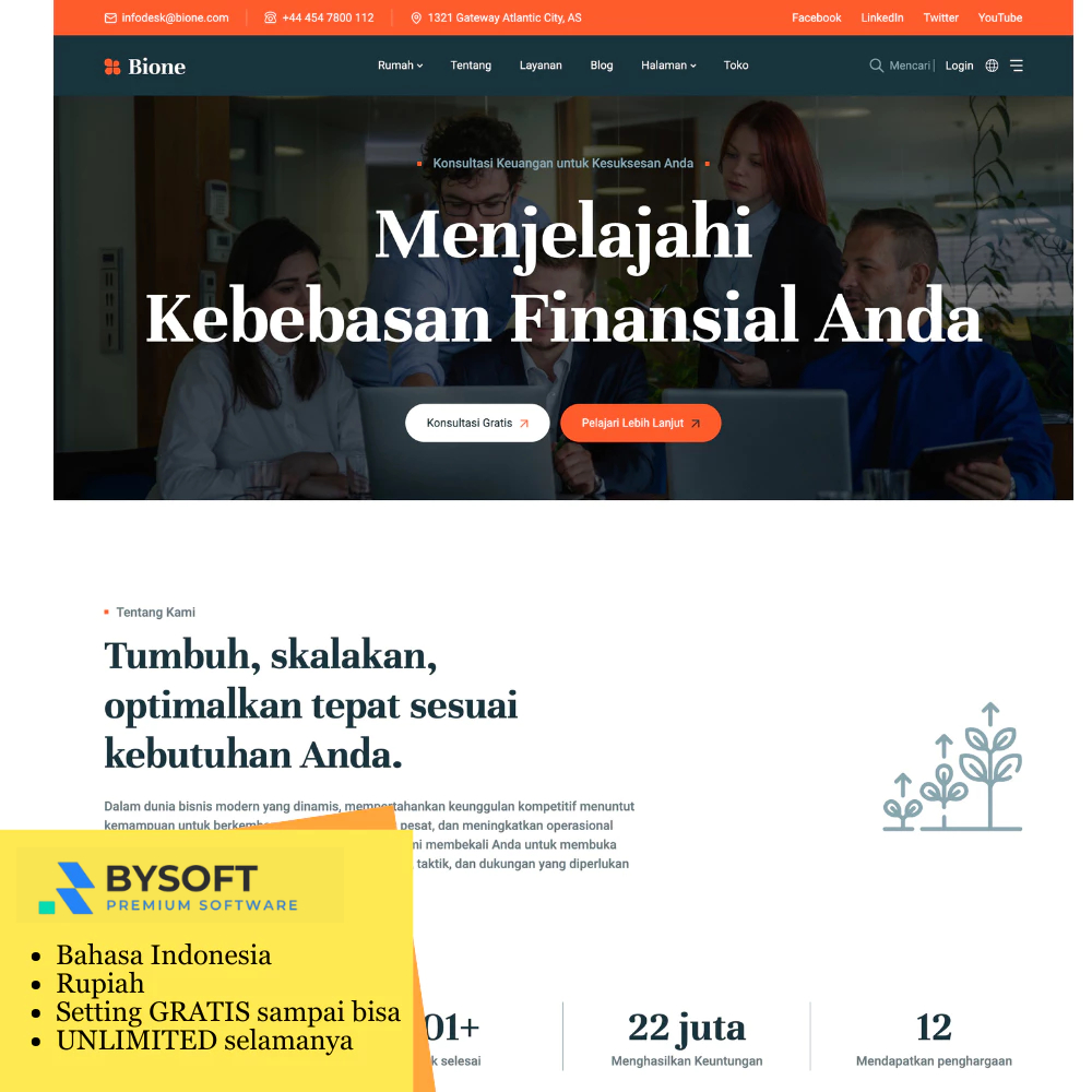 Website Perusahaan Website Company Profile Web Bisnis Laravel