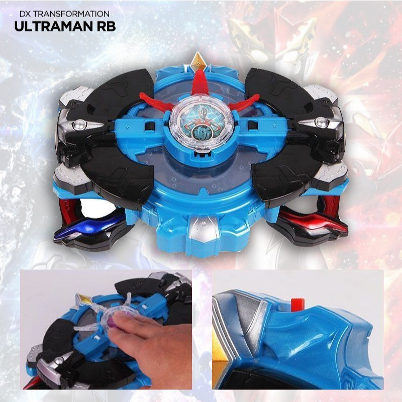 Jual Koleksi Mainan DX Ultraman RB Rosso Blue Changer Bandai Rosso Blue ...