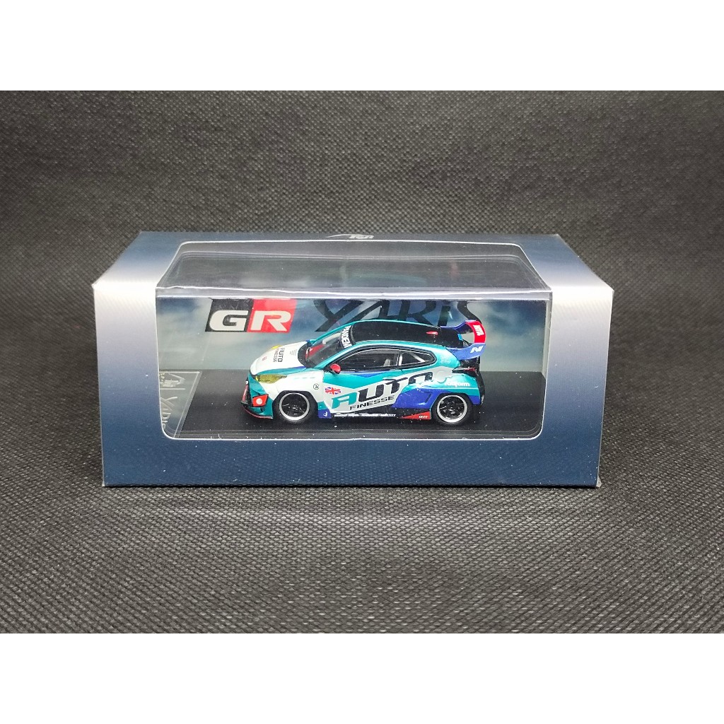 Fuji Toyota Yaris GR Auto Finesse Blue #99 1:64