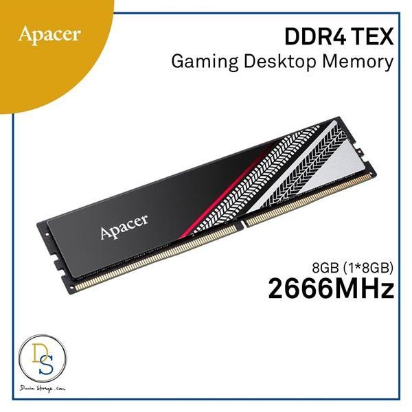 Jual APACER TEX 8GB DDR4 2666 MHz RAM Memory Longdimm for PC / Desktop ...