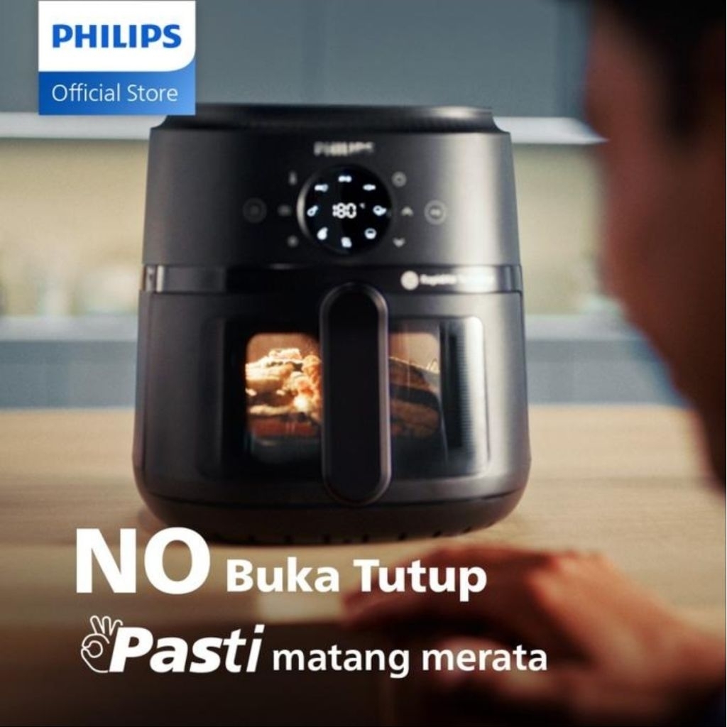 Jual PHILIPS Digital Air Fryer 2000 Series Low Watt 4.2 Liter NA 221