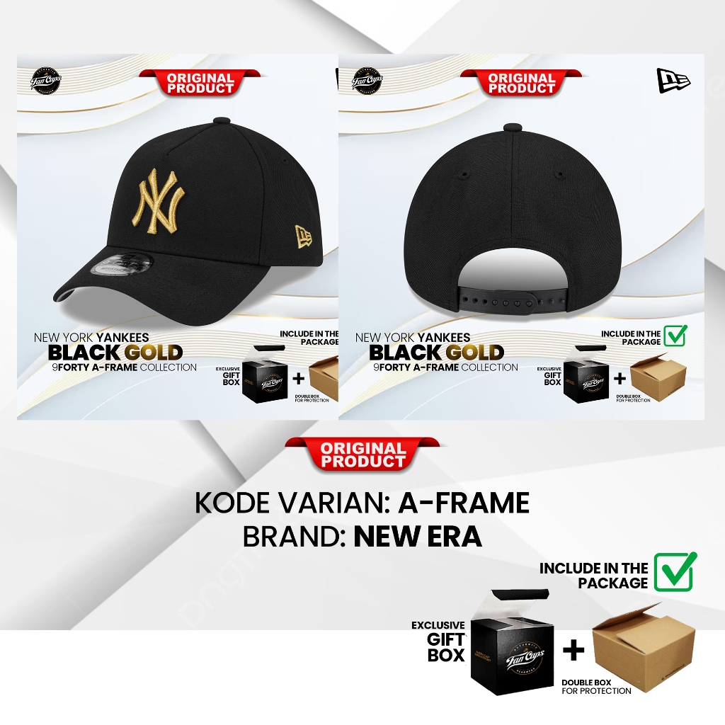 Jual Topi Original New Era MLB New York Yankees 9FORTY A-FRAME warna ...