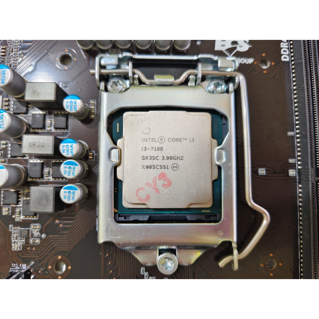 Jual Paket Motherboard H110 Processor intel core i3 7100 3.90Ghz LGA ...