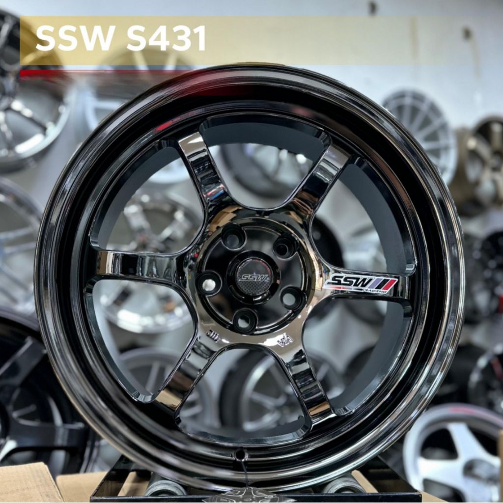 Jual VELG RACING ADVAN ORIGINAL SSW THAILAND R18 LEBAR 8,5 PCD 5X114,3 ...