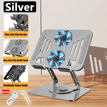 QIJIA Stand Laptop Stand Penyangga Laptop Stand Holder Lipat Adjustable Anti Slip Untuk Laptop