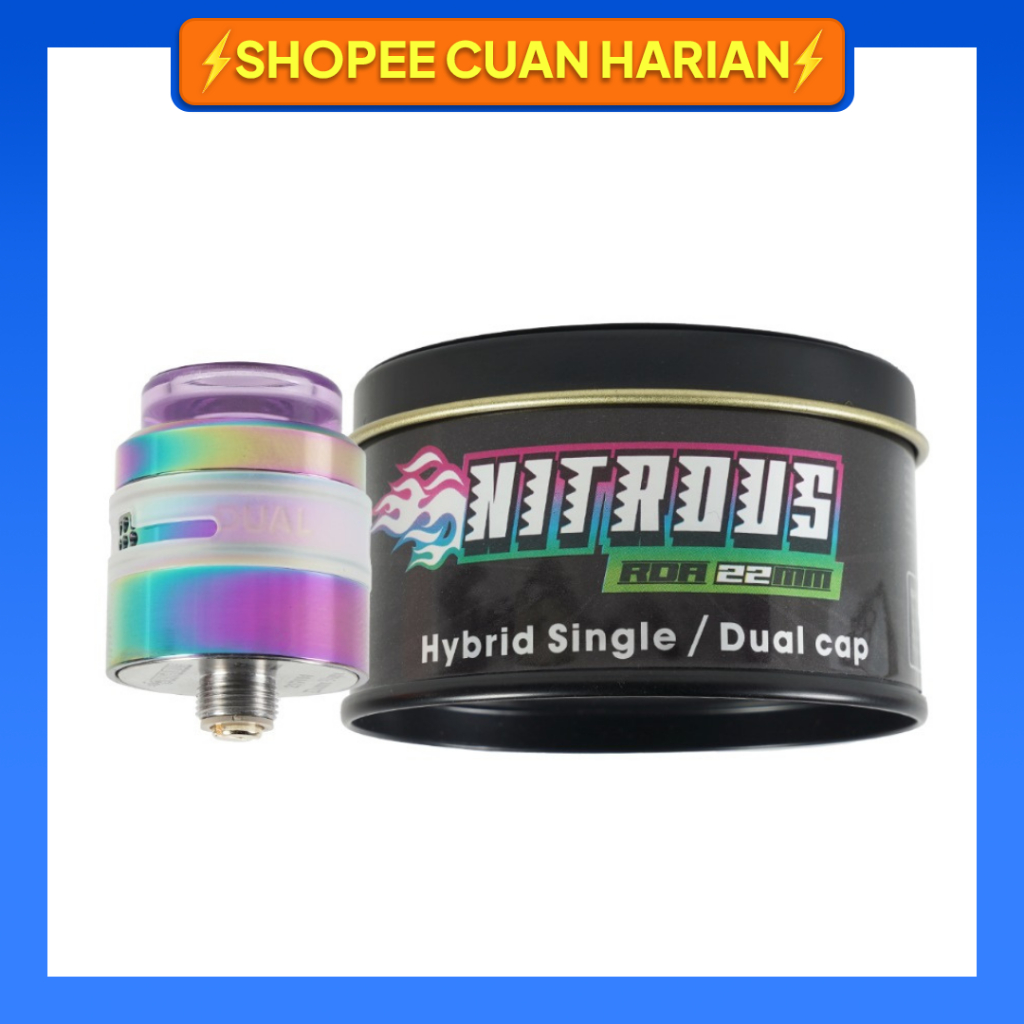 Jual NITROUS RDA 22MM DUAL CAP LISA BY KOKO SARANG X VSP DISTRIBUTION ...