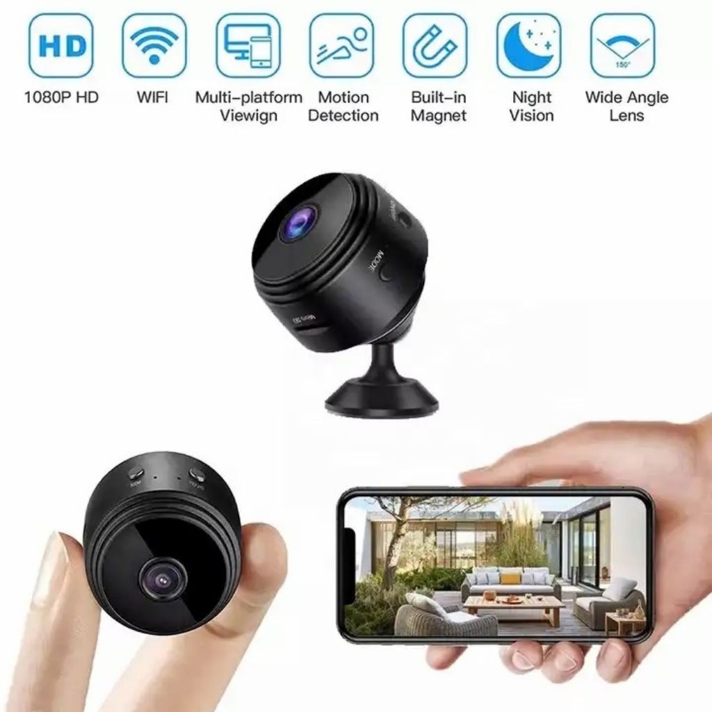 Jual CCTV Wireless A9 Mini Smart Camera Wifi HD 1080P Micro v380 Kamera ...