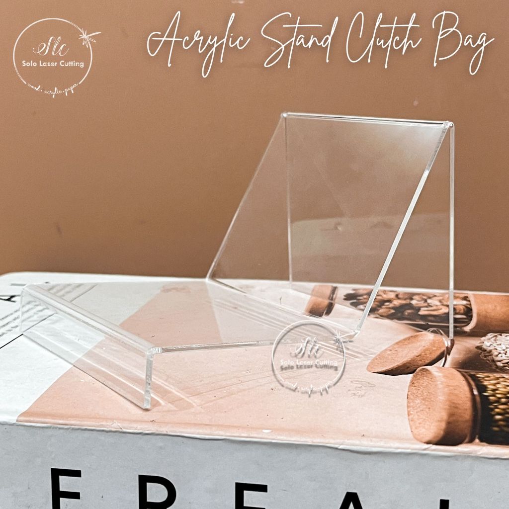 Jual Stand Clucth Bags Acrylic | Standing AkrilikTas | Display Tas ...
