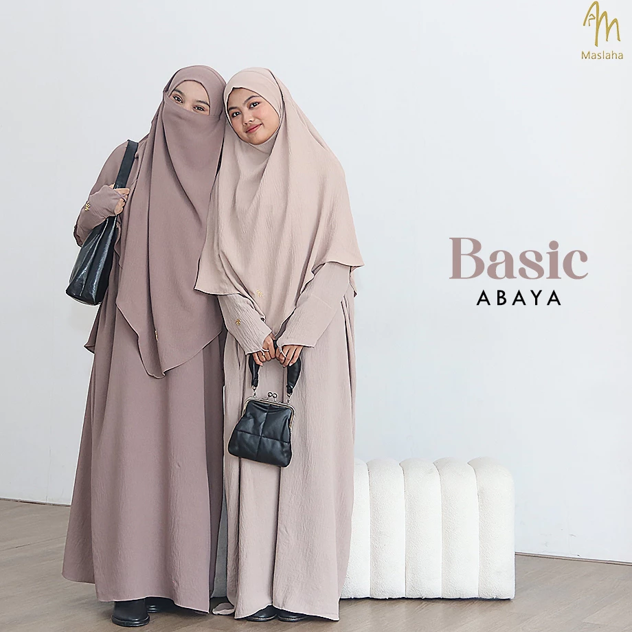 Abaya Basic Maslaha Niqab Premium