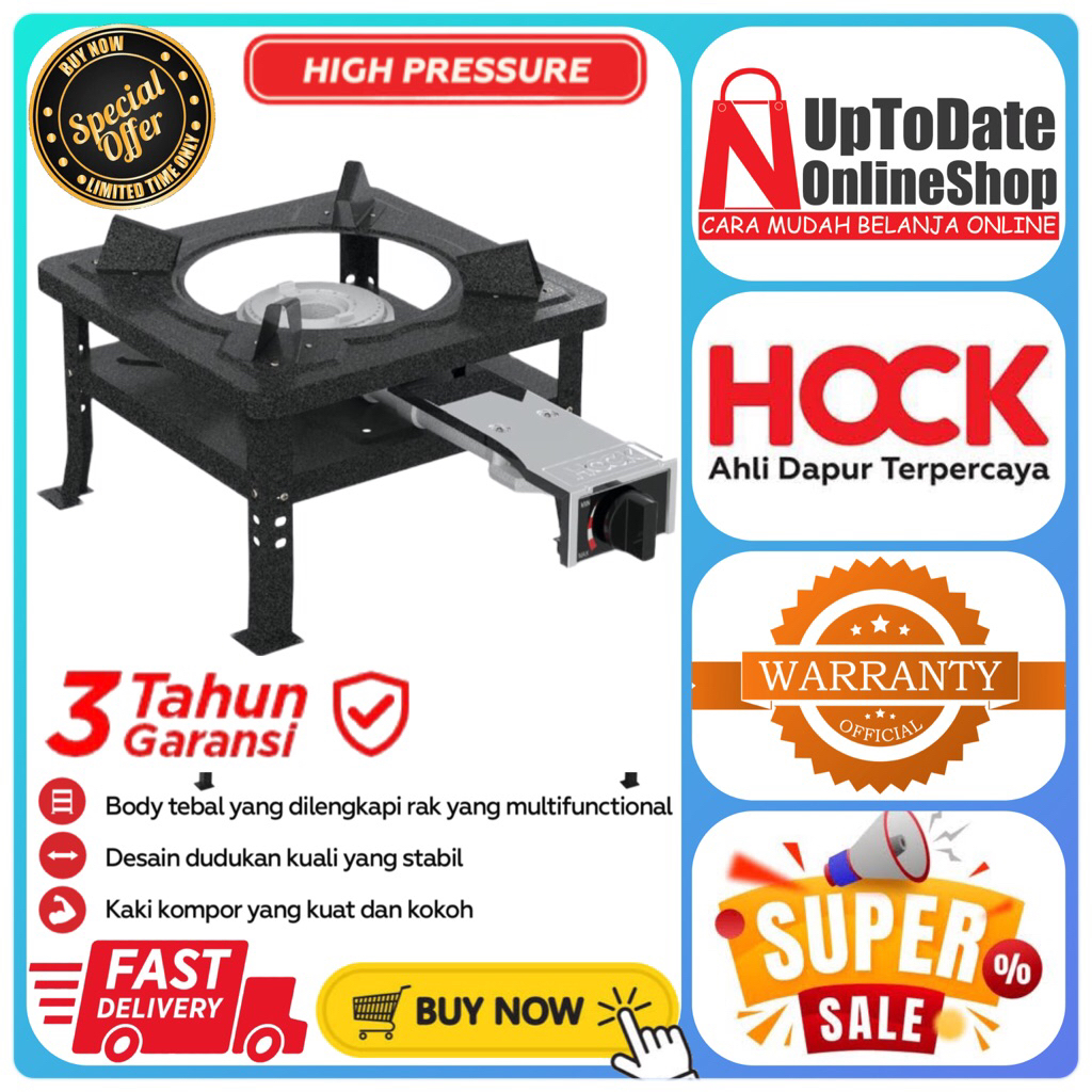 Jual KOMPOR GAS HOCK HC-130PH HC130PH HC 130PH RACK SERIES HIGH ...