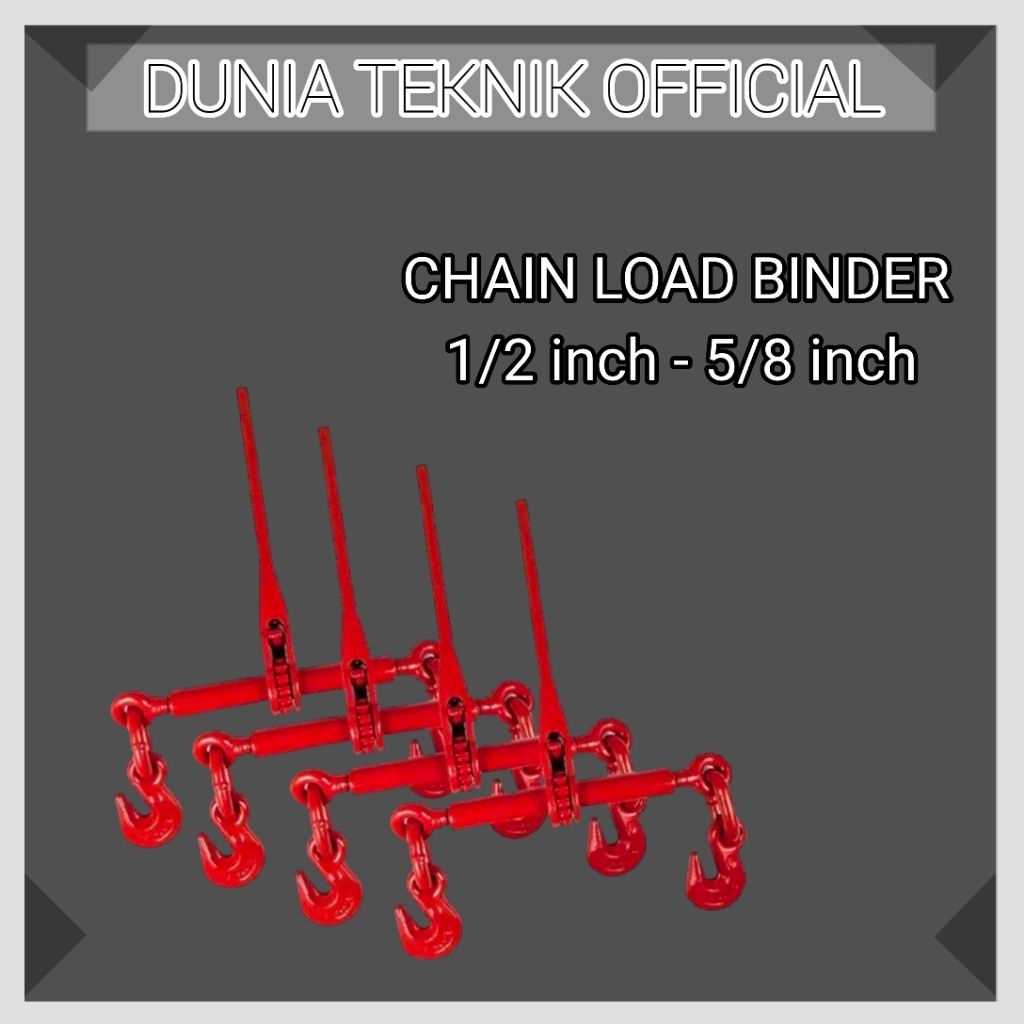 Jual rachet load binder 1/2 inch - 5/8 inch chain load binder 1/2