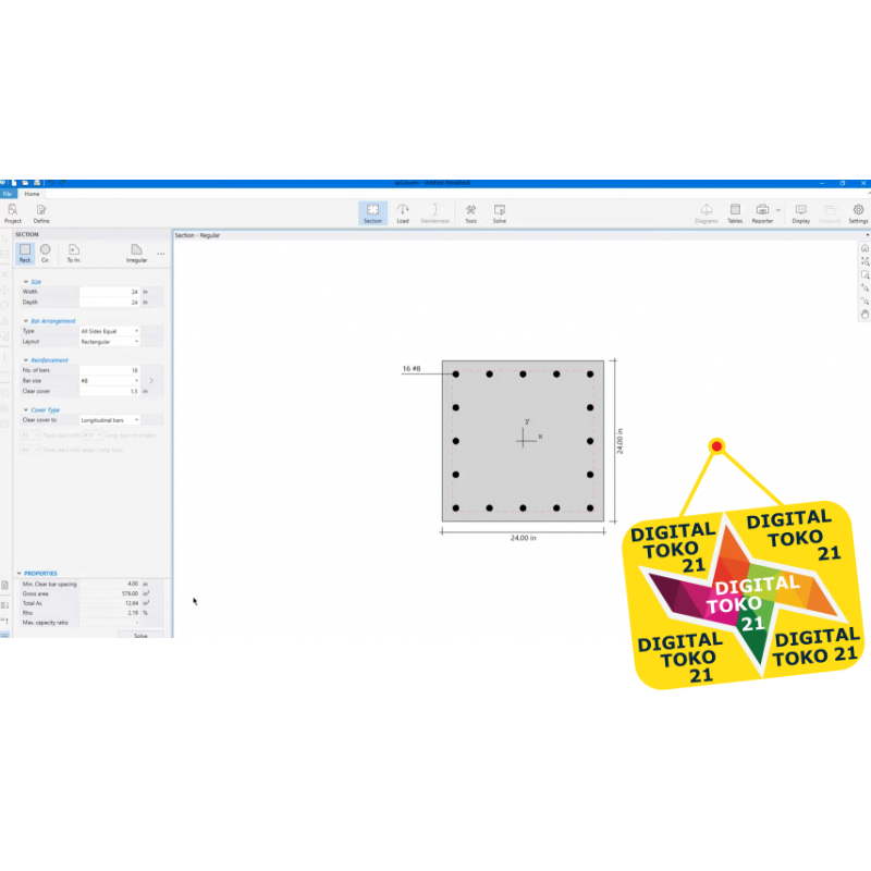 Jual [Diinstallkan] StructurePoint spColumn 10.20 Full Version Software ...
