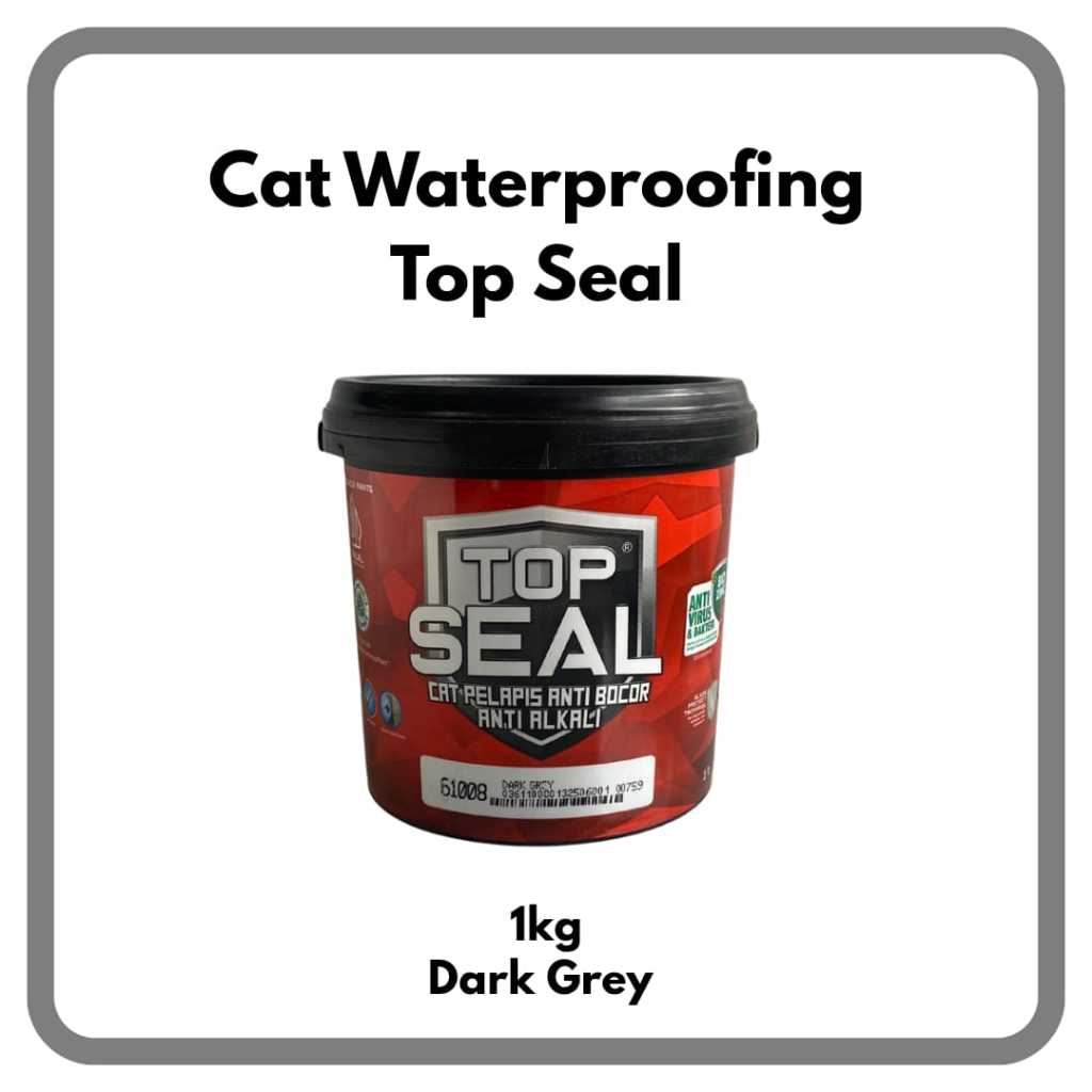 Jual Cat Tembok TOP SEAL WATERPROOFING by Indaco [cat exterior/anti ...