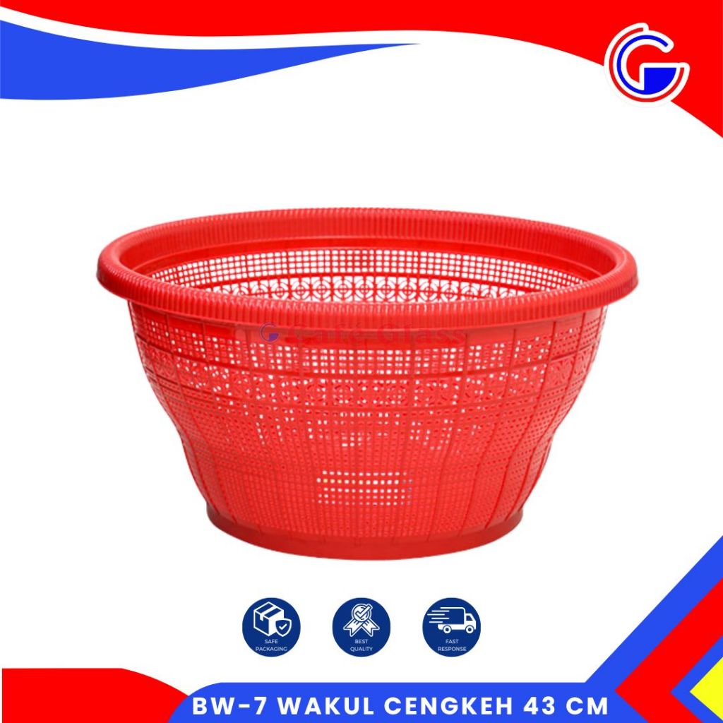 Tempat Nasi Plastik I Wakul Nasi Besar Lion Star I Bw-7 Wakul Cengkeh 43 Cm