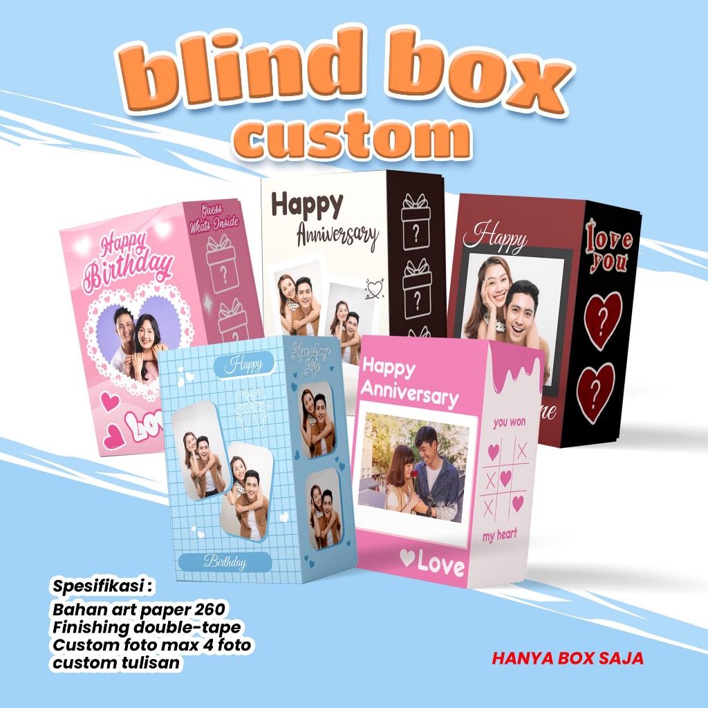 Jual Kado Estetik untuk Ulang Tahun & Anniversary | Blind Box Custom ...