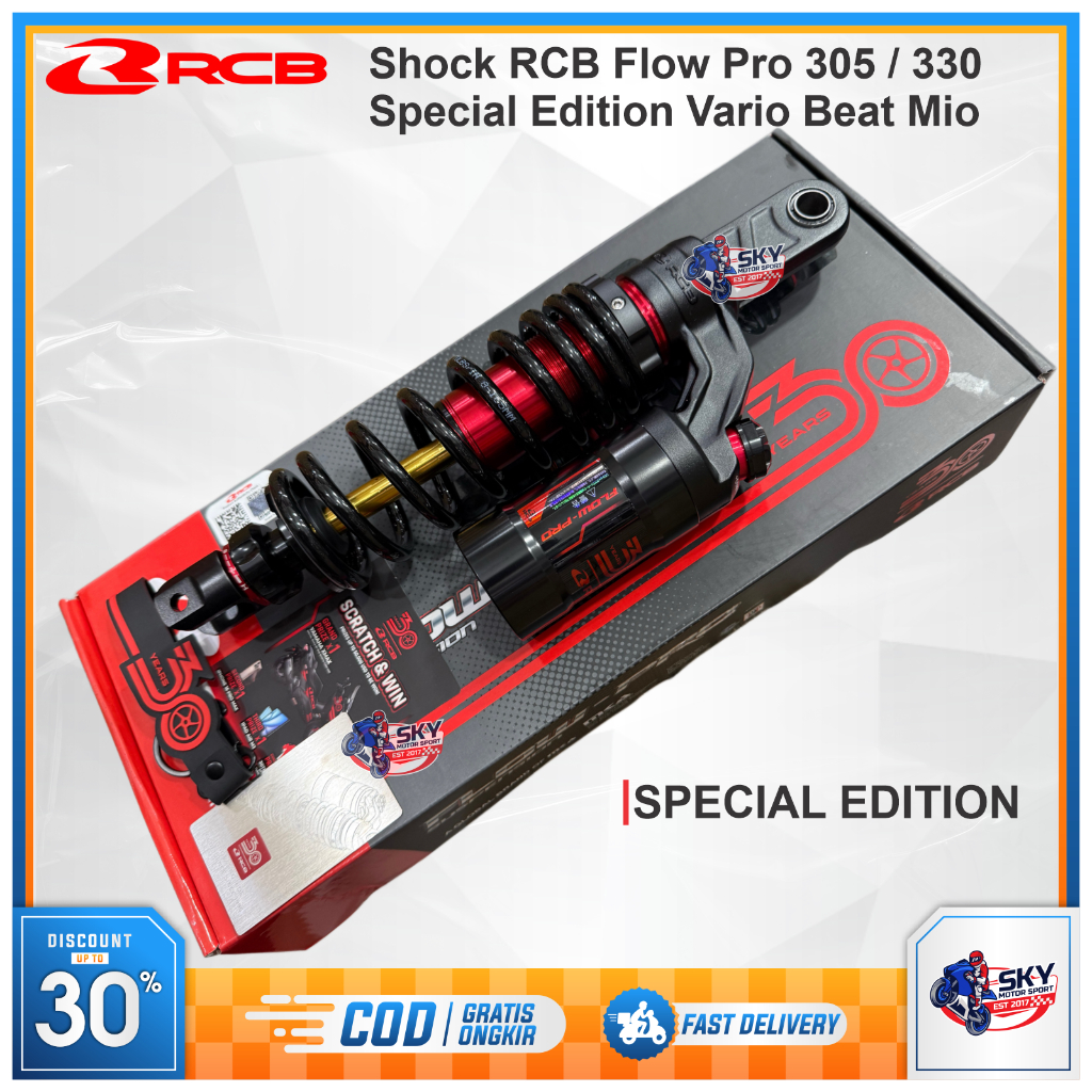 Jual Shock Breaker RCB Flow Pro Special Edition 305 | 330 Vario Beat ...