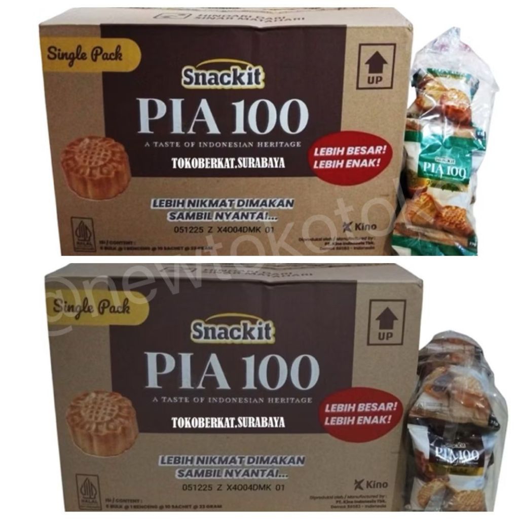 Jual SNACKIT PIA 100 ( 1 DUS ISI 6 RENCENG 60 PCS ) | Shopee Indonesia