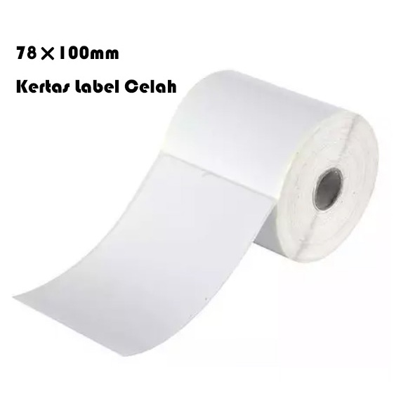 Jual Sticker Thermal Paper Label Kertas Printer Resi Stiker Barcode POS ...
