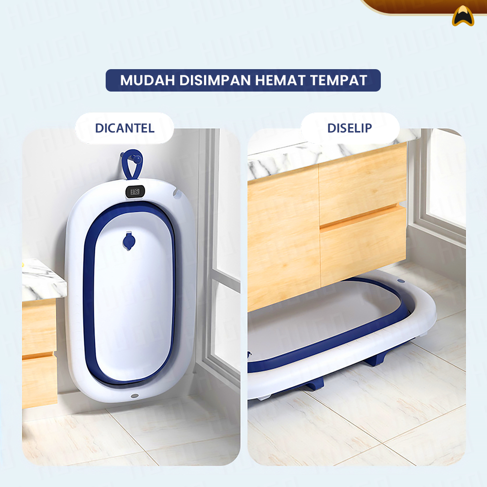 Jual Hugo Houseware Foldable Baby Bath Tub / Bak Mandi Bayi Lipat ...