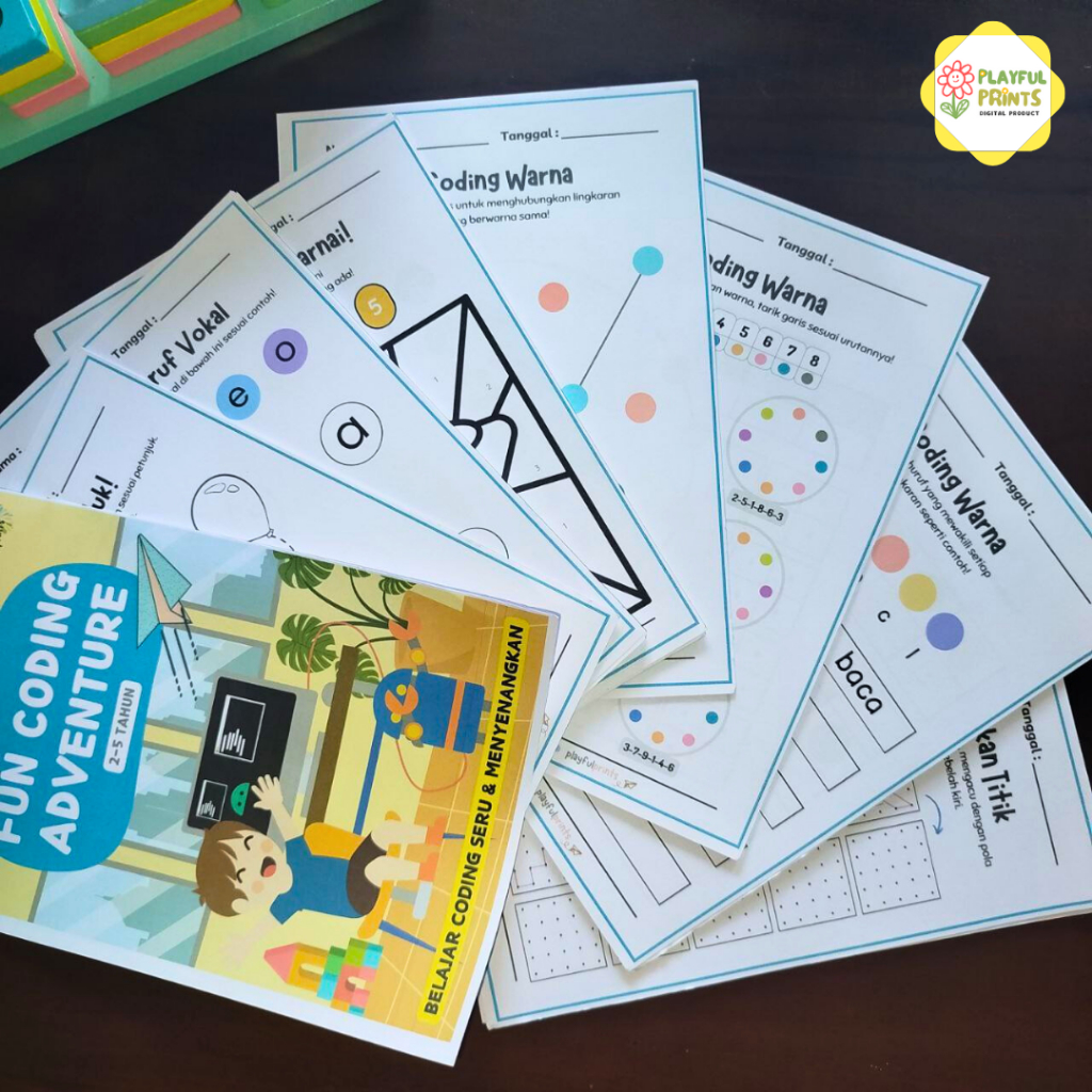 Jual Worksheet Edukasi Anak | Aktivitas PAUD TK SD | Belajar Huruf ...